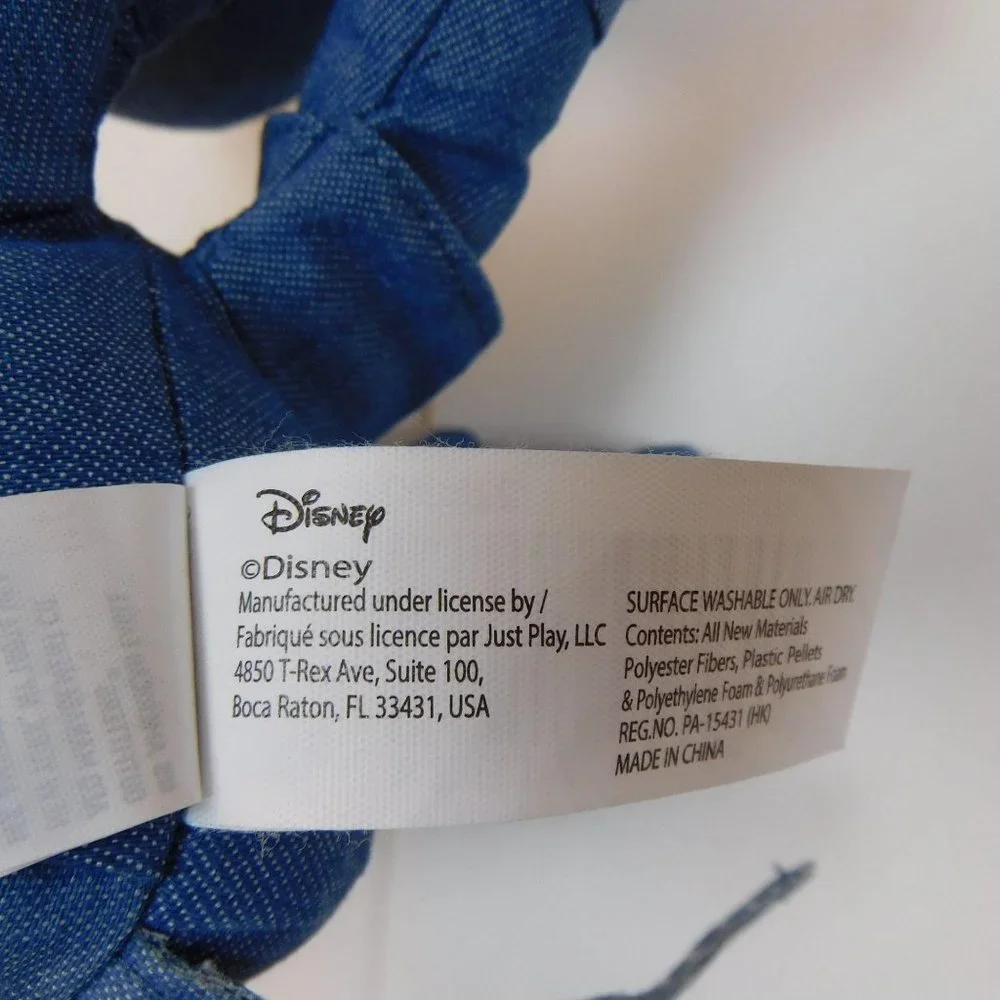 Disney x AE American Eagle Special Edition Mickey Mouse Plush Blue Denim 12" - Picture 8 of 8